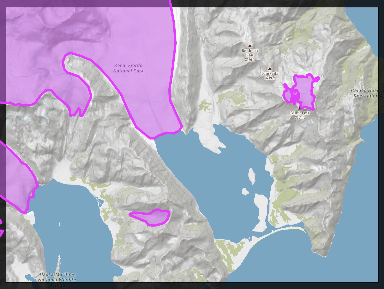 Improved glacier detection and rendering